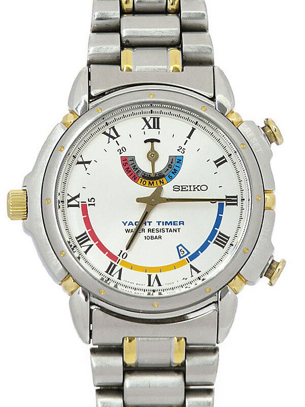 SEIKO】セイコー『ヨットタイマー』8M37-7000 99****番 メンズ SEIKO】セイコー『ヨットタイマー』8M37-7000 99****番 メンズ