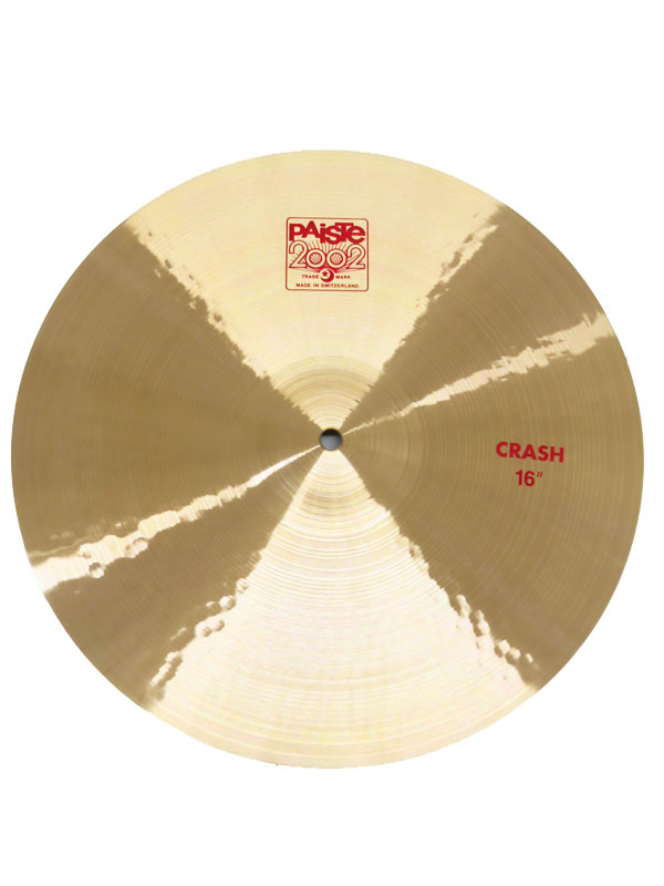 【Paiste】パイステ『クラッシュシンバル』2002 CRASH 16” 1週間保証【中古】