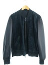 【Berluti】ベルルッティ『ミックスレザー ボンバー sizeR50』R26LBL155-KACV メンズ スエードジャケット 1週間保証【中古】