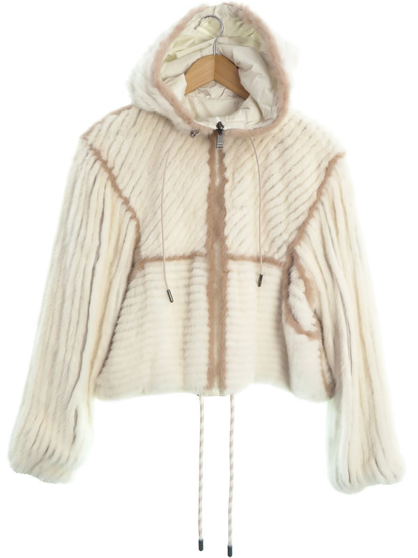 FENDI】フェンディ『ミンク リバーシブル ジップアップパーカー FENDI】フェンディ『ミンク リバーシブル ジップアップパーカー