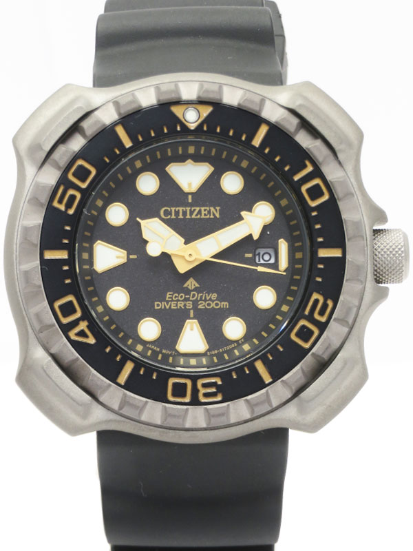 【CITIZEN】シチズン『プロマスター マリンシリーズ エコドライブ ダイバー』BN0220-16E メンズ ソーラークォーツ 1週間保証【中古】