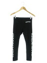 【CHROME HEARTS】クロムハーツ『サイドロゴ レギンス sizeMEDIUM』408153720 レディース スパッツ 1週間保証【中古】