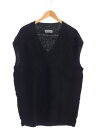 【Yohji Yamamoto POUR HOMME】ヨウジヤマモト『Vベスト size3』HJ-K30-984 メンズ 1週間保証【中古】