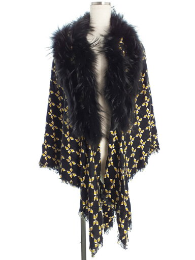 【FENDI】フェンディ『ファー付き FFロゴ ショール』FXT069 6CD レディース ストール 1週間保証【中古】 【FENDI】フェンディ『ファー付き FFロゴ ショール』FXT069 6CD レディース ストール 1週間保証【中古】
