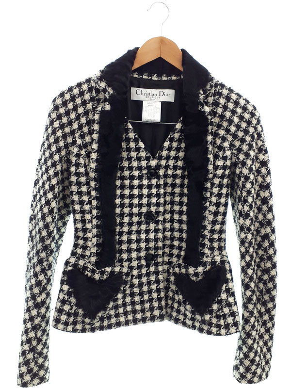 christian Dior】クリスチャンディオール『千鳥格子柄 christian Dior】クリスチャンディオール『千鳥格子柄