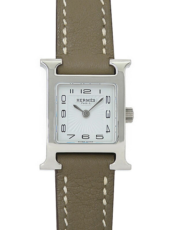 HERMES】エルメス『Hウォッチ ミニ』HH1.110 レディース HERMES】エルメス『Hウォッチ ミニ』HH1.110 レディース
