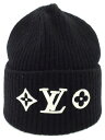【LOUIS VUITTON】ルイヴィトン『ビーニー・LV ヘッドライン』M77872 レディース 帽子 1週間保証【中古】