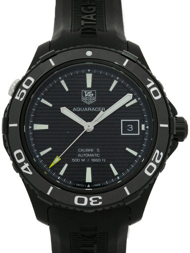 【TAG Heuer】タグホイヤー『アクアレーサー 500m キャリバー5』WAK2180.FT6027 メンズ 自動巻き 3ヶ月保証【中古】 【TAG Heuer】タグホイヤー『アクアレーサー 500m キャリバー5』WAK2180.FT6027 メンズ 自動巻き 3ヶ月保証【中古】