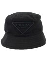【PRADA】プラダ『三角ロゴ バケットハット sizeXL』2HC137 2FMB ユニセックス 帽子 1週間保証【中古】