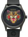 【GUCCI】グッチ『Gタイムレス アングリーキャット』YA1264021 メンズ クォーツ 1週間保証【中古】(2)