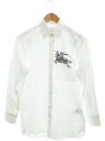 【BURBERRY】バーバリー『モノグラムEKD ボタンダウン 長袖シャツ size14.5 37』8070502 メンズ 1週間保証【中古】(4)