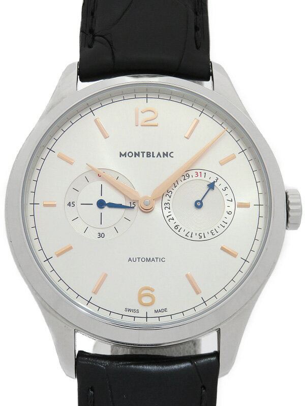 【MONTBLANC】モンブラン『ヘリテイジ クロノメトリー ツインカウンター デイト』114872 メンズ 自動巻き 3ヶ月保証【中古】