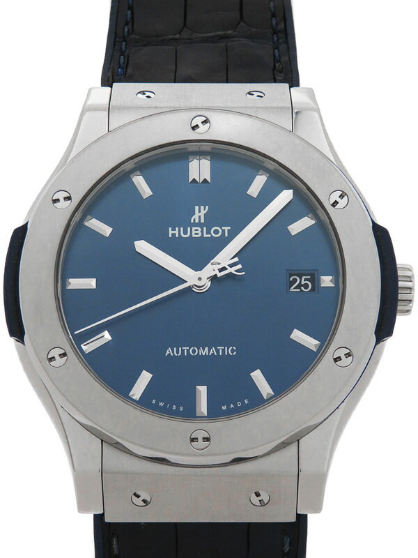 【HUBLOT】ウブロ『クラシック フュージョン チタニウム』511.NX.7170.LR メンズ 自動巻き 6ヶ月保証【中古】