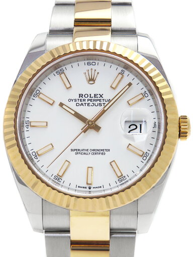 【ROLEX】ロレックス『デイトジャスト41』126333 ランダム番 メンズ 自動巻き 12ヶ月保証【中古】 【ROLEX】ロレックス『デイトジャスト41』126333 ランダム番 メンズ 自動巻き 12ヶ月保証【中古】