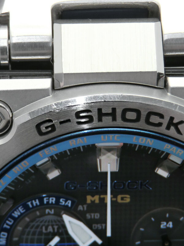 【CASIO】カシオ『G-SHOCK Gショック MT-G』MTG-G1000D-1A2JF メンズ ソーラー電波GPS 1ヶ月保証【中古】