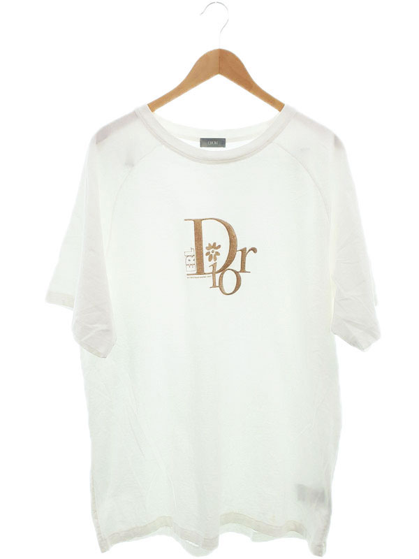 Dior☆Tシャツ ロゴ シンプル 刺繍 リブ編み カジュアル♪ 楽天市場】dior(柄ロゴ)(Tシャツ・カットソー|トップス