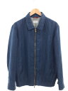 【BRUNELLO CUCINELLI】ブルネロクチネリ『ストライプ ジップアップジャケット size50』MW4756205P JAP メンズ ブルゾン 1週間保証【中古】