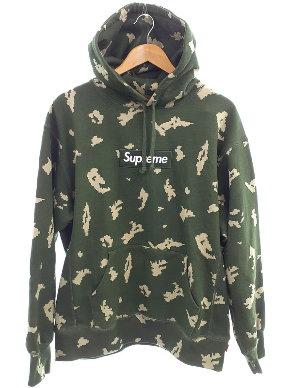 本日最終価格Supreme ボックスロゴ フーディッドカモフラ 迷彩 m 楽天市場】supreme box logo 迷彩(パーカー|トップス