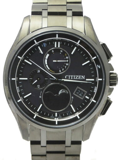 【CITIZEN】シチズン『ATTESA アテッサ ブラックチタンシリーズ』BY1006-62E メンズ ソーラー電波クォーツ 1ヶ月保証【中古】 【CITIZEN】シチズン『ATTESA アテッサ ブラックチタンシリーズ』BY1006-62E メンズ ソーラー電波クォーツ 1ヶ月保証【中古】