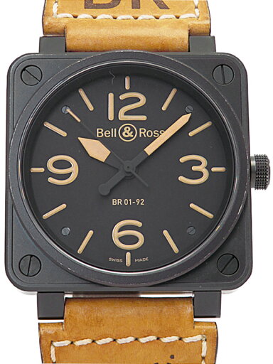 【Bell&Ross】ベルアンドロス『BR01-92 ヘリテージ』BR0192SH メンズ 自動巻き 3ヶ月保証【中古】 【Bell&Ross】ベルアンドロス『BR01-92 ヘリテージ』BR0192SH メンズ 自動巻き 3ヶ月保証【中古】
