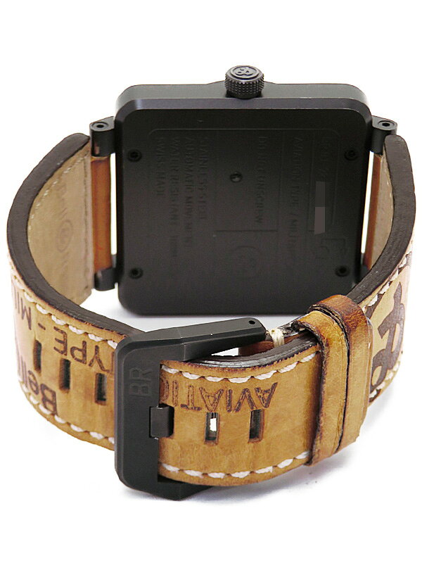 【Bell＆Ross】ベルアンドロス『BR01-92 ヘリテージ』BR0192SH メンズ 自動巻き 3ヶ月保証【中古】