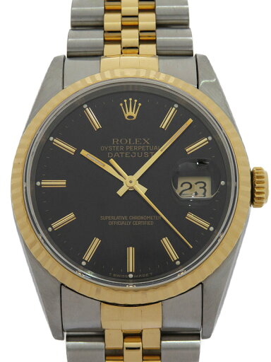 【ROLEX】ロレックス『デイトジャスト』16233 X番’91年頃製 メンズ 自動巻き 12ヶ月保証【中古】 【ROLEX】ロレックス『デイトジャスト』16233 X番’91年頃製 メンズ 自動巻き 12ヶ月保証【中古】