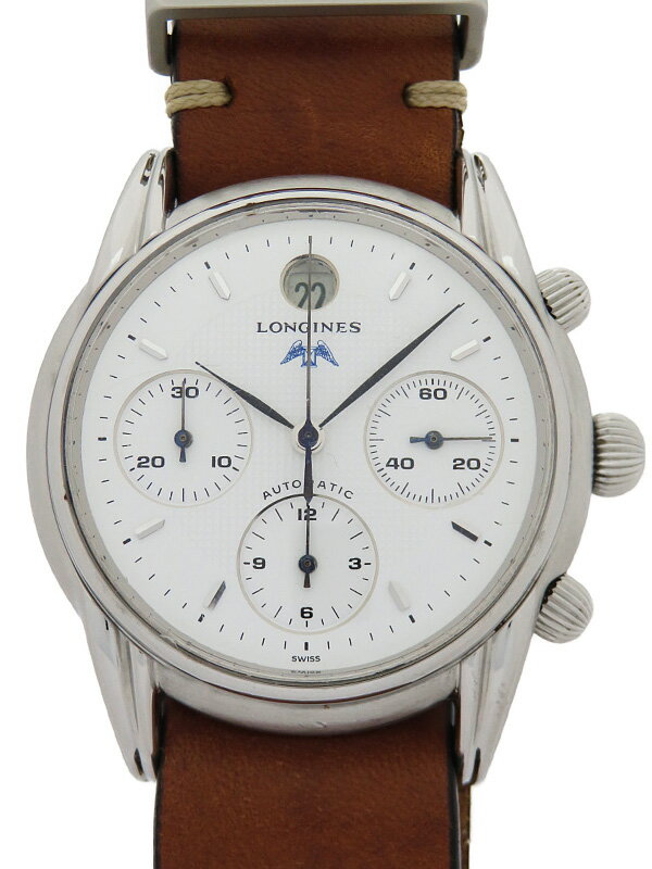 【LONGINES】ロンジン『モニュメント クロノグラフ』L4.661.4 メンズ 自動巻き 1ヶ月保証【中古】