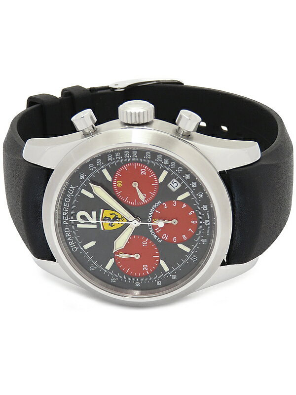 【GIRARD-PERREGAUX】ジラールペルゴ『フェラーリ F2002 クロノグラフ』49560.0.11.6649 メンズ 自動巻き 6ヶ月保証【中古】