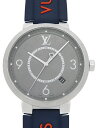 【LOUIS VUITTON】ルイヴィトン『タンブールスリム』Q1DM0 メンズ クォーツ 3ヶ月保証【中古】
