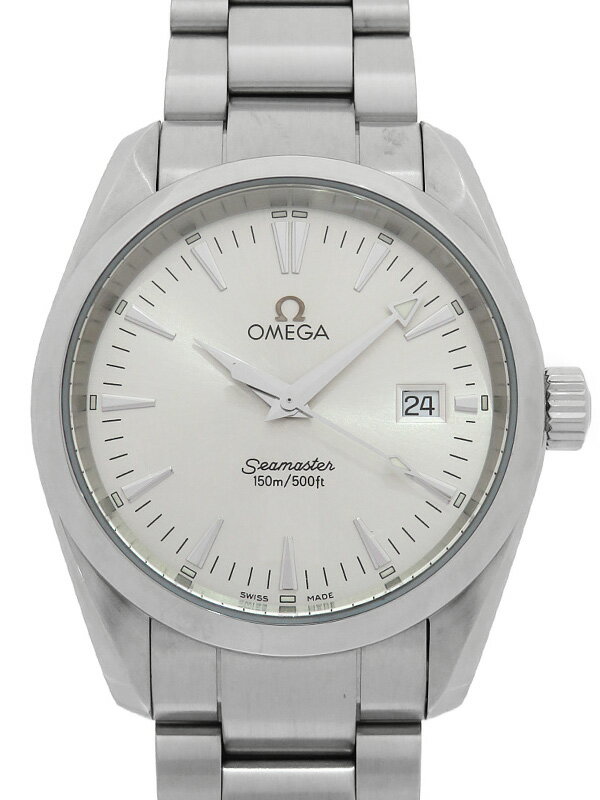 【OMEGA】オメガ『シーマスター アクアテラ ミドルサイズ』2518.30 メンズ クォーツ 3ヶ月保証【中古】