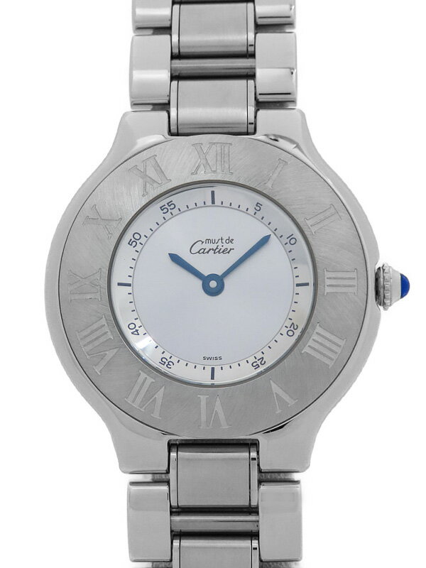 【Cartier】カルティエ『マスト21 ヴァンティアン LM』W10110T2 ボーイズ クォーツ 3ヶ月保証【中古】