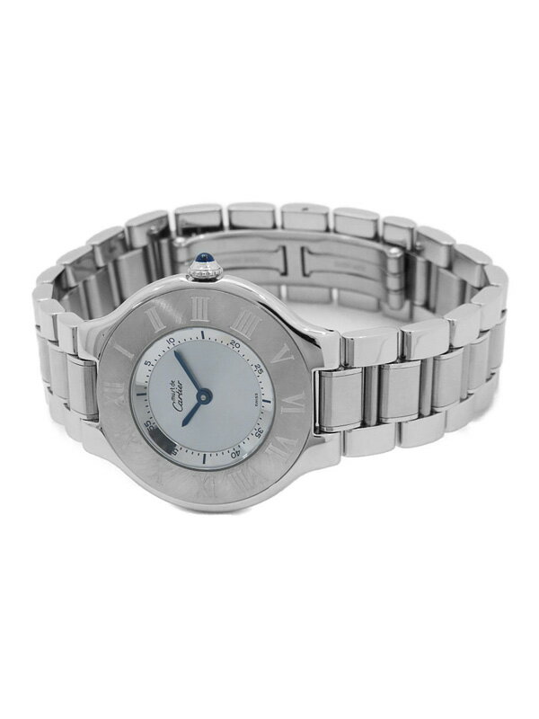 【Cartier】カルティエ『マスト21 ヴァンティアン LM』W10110T2 ボーイズ クォーツ 3ヶ月保証【中古】