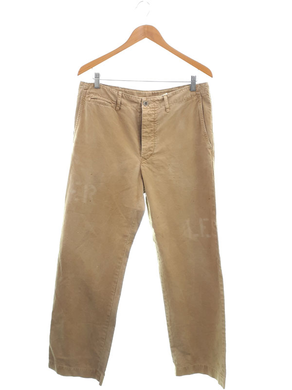 【未使用品】visvim ビズヴィム　CHINO PANTS ベージュ　3 WIDE CHINO PANTS CRASH | Visvim Official North American Web