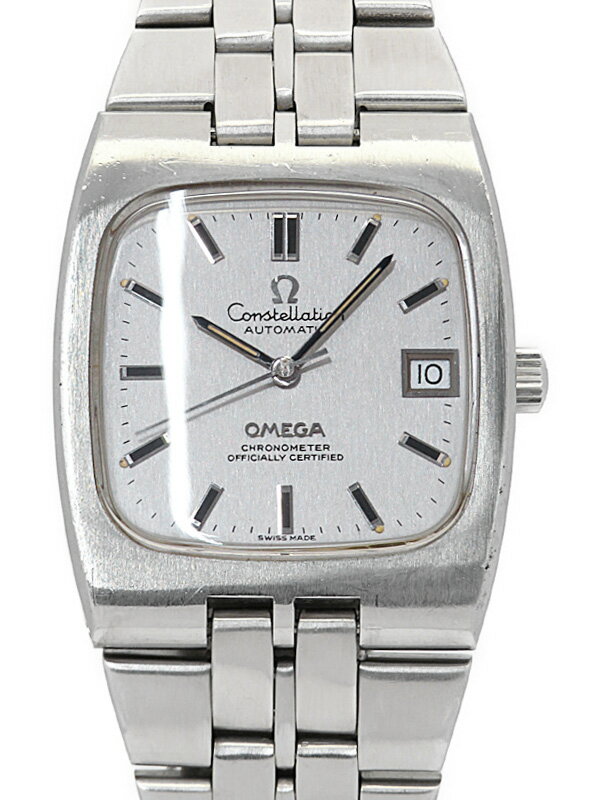 【OMEGA】オメガ『コンステレーション クロノメーター スクエア』メンズ 自動巻き 1週間保証【中 ...