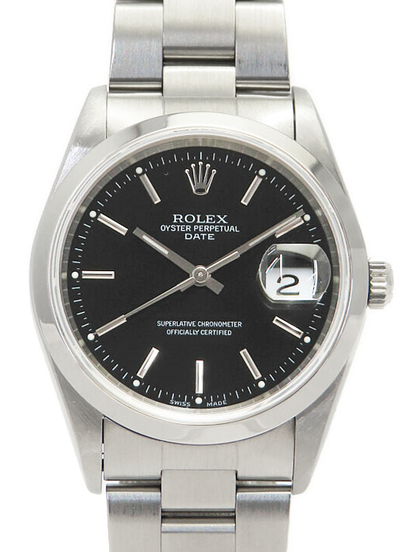 【ROLEX】ロレックス『オイスターパーペチュアルデイト』15200 T番’96年頃製 メンズ 自動巻き 12ヶ月保証【中古】