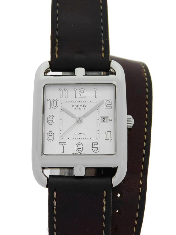 【HERMES】エルメス『ケープコッド ドゥブルトゥール』CC1.710 メンズ 自動巻き 3ヶ月保証【中古】