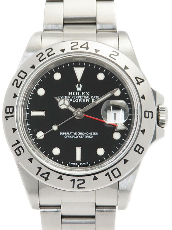 【ROLEX】ロレックス『エクスプローラー2』16570 W番’95年頃製 メンズ 自動巻き 12...