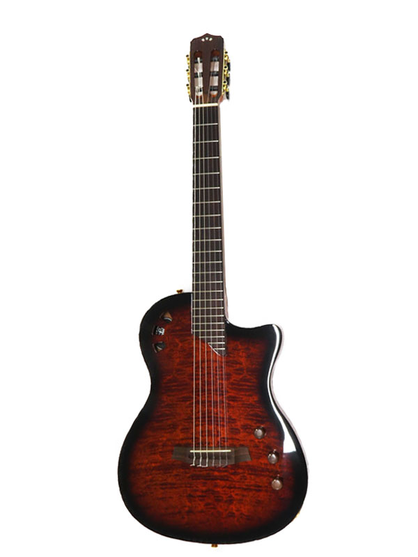 【Cordoba】コルドバ『E.ガットギター』Stage Guitar 1週間保証【中古】 名　称 E.ガットギター 型　番 Stage Guitar 種　類 E.ガットギター 材　質 ボディ：マホガニー ネック：マホガニー フィンガーボード：パーフェロー ピックアップ：Fishman Stage 重　量 約3.94kg ギャランティー なし 付属品 オリジナルソフトケース 保証期間 1週間保証 ランク AB品 状　態 【ネック】：ストレート 【フレット】：残り8割程度 【スケール】：650mm 【トラスロッド】：余裕あり 【ナット幅】：約48mm ボディなどに傷・スレが見られます。 弦高は12フレット上で、6弦側が約2.7mm、1弦側が約2.2mmです。 その他プレイヤーズコンディションには特に目立った問題はありません。