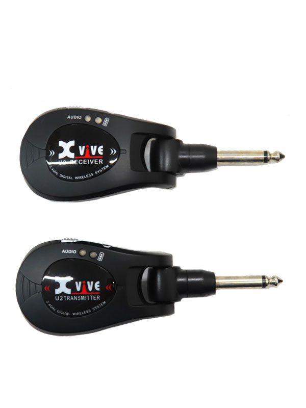 【X VIVE】エックスバイブ『ギターワイヤレスシステム』U2 1週間保証【中古】 名　称 ギターワイヤレスシステム 型　番 U2 種　類 ワイヤレスシステム 付属品 外箱、取扱説明書、USB充電ケーブル 保証期間 1週間保証 ランク AB品 状　態 あまり使用感は見られません。 ※ピエゾPUを使用の場合、距離によってはノイズが出ることがあります。 ・エフェクトペダル使用時は別売りACが必要です。 動作は確認済みで、各コントロール問題なく動作します。