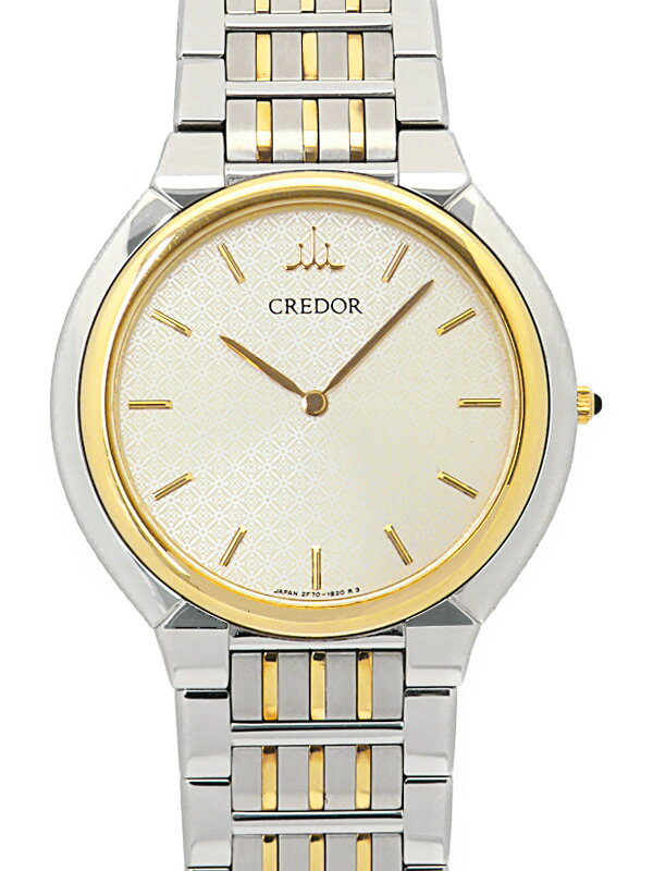 【SEIKO】セイコー『CREDOR クレドール』GCKF002 2F70-0490 18****番 メンズ クォーツ 1ヶ月保証【中古】...