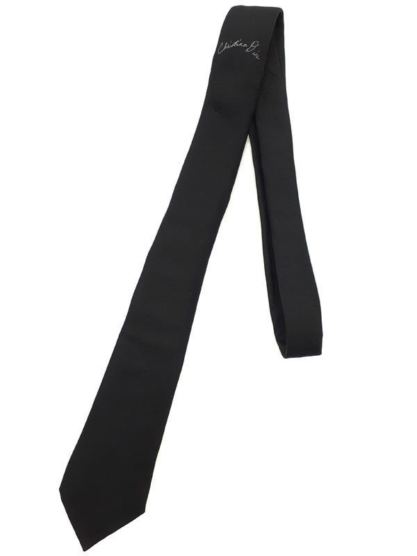 【Dior】ディオール『ロゴ シルクネクタイ』49C1047B0962 メンズ 1週間保証【中古】