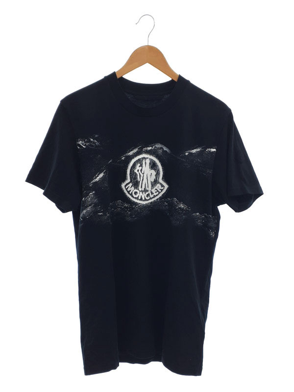 Rakuten - 【MONCLER】モンクレール『ロゴ 半袖Tシャツ sizeL』J10918C00050 89AKK 2023 メンズ 1週間保証【中古】