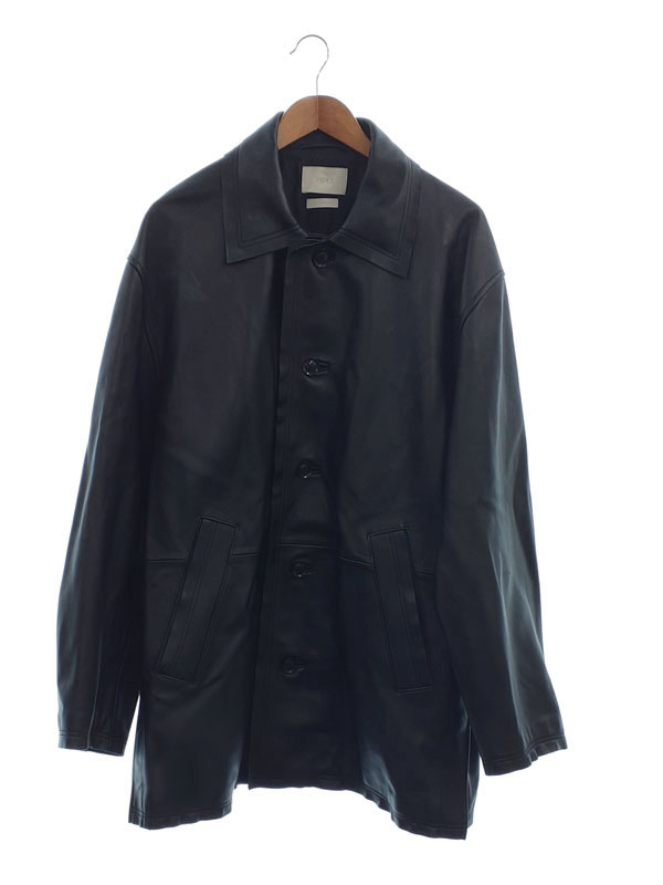 『YOKE ヨーク CUT-OFF LEATHER CAR COAT ...(4.0)