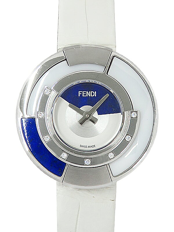 F, H, W - 【FENDI】フェンディ『ポリクロミア ダイヤ』レディース クォーツ 1週間保証【中古】