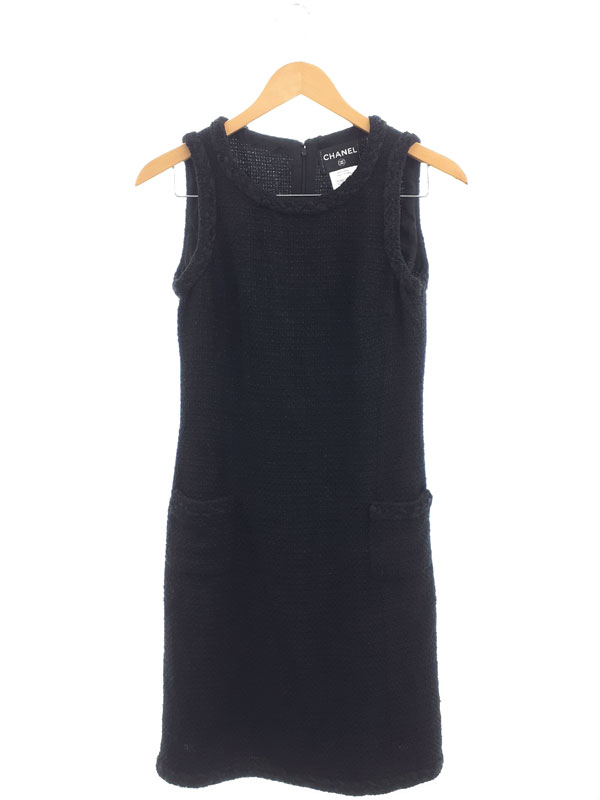 �yCHANEL�z�V���l���w�c�C�[�h �m�[�X���[�u�����s�[�X size36�xP40227V19676 ���f�B�[�X 1�T�ԕۏ؁y���Áz