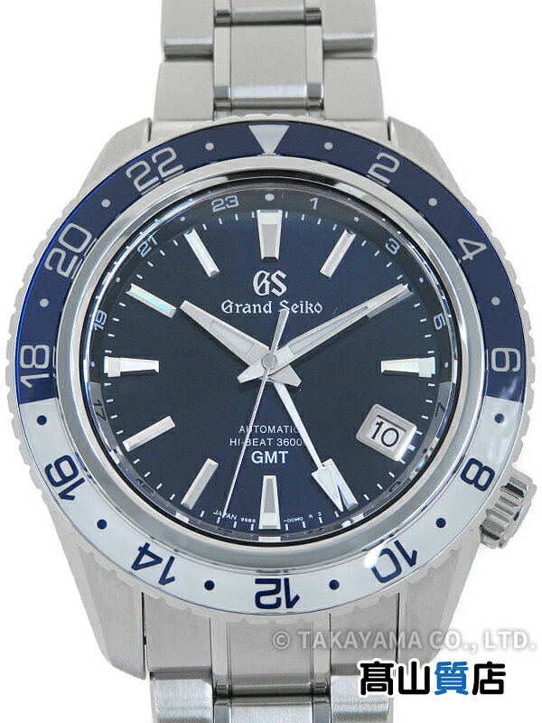 【SEIKO】セイコー『GS グランドセイコー スポーツコレクション GMT』SBGJ237 9S86-00K0 24****番 メンズ 自動巻き 6ヶ月保証【中古】