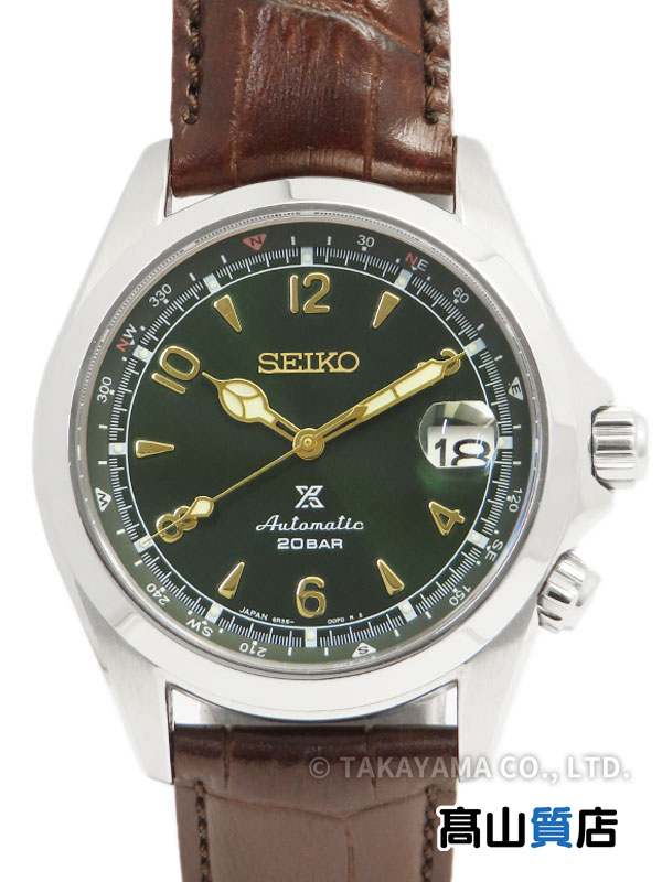 【SEIKO】セイコー『PROSPEX プロスペックス アルピニスト』SBDC091 6R35-00E0 38****番 メンズ 自動巻き 1ヶ月保証【中古】