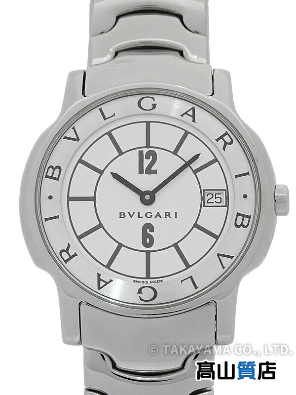 BVLGARI】ブルガリ『ソロテンポ』ST35S メンズ クォーツ 1ヶ月保証