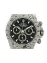 【ROLEX】【OH・仕上げ済み】【黒文字盤】ロレックス『コスモグラフ デイトナ』116520 M番'07年頃製 メンズ 自動巻き 12ヶ月保証【中古】b05w/h17A