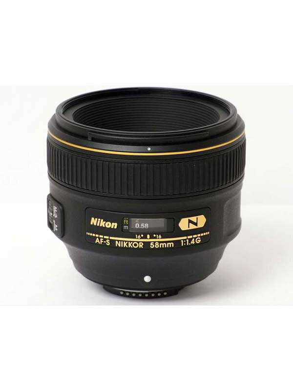 ニコン『AF-S NIKKOR 58mm f/1.4G』AFS5814G FXフォーマット デジタル一眼レフカメラ用レンズ 1週間保証【中古】